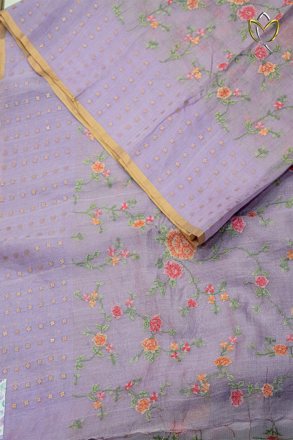 Tissue Muslin Handwoven - Lilac