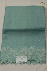 Pure Tussar - Baby Blue