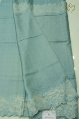 Pure Tussar - Baby Blue