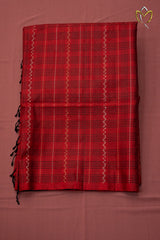 Lightweight Pattu - Red & Black
