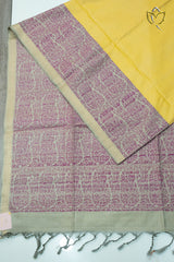 Lightweight Pattu - Mustard Yellow