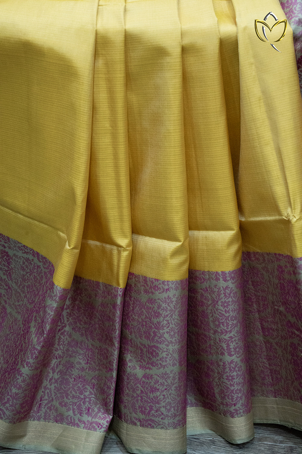 Lightweight Pattu - Mustard Yellow