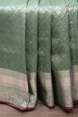 Lightweight Pattu - Olive Green