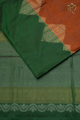 Lightweight Pattu - Rust & Green