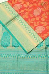 Lightweight Pattu - Rust & Lux Green
