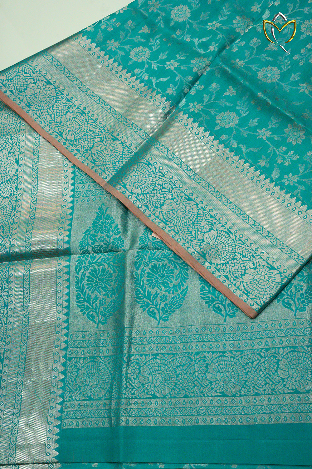 Lightweight Pattu - Torquoise Blue