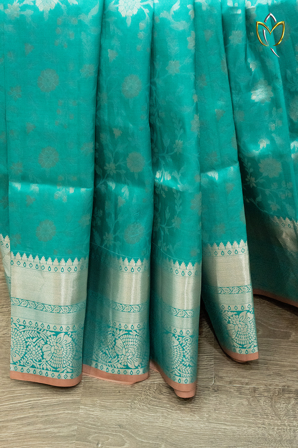 Lightweight Pattu - Torquoise Blue