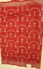 Banarasi Silk Saree - Elegant Red Color