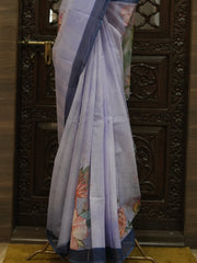 Cotton Kota Saree - Lavender Color