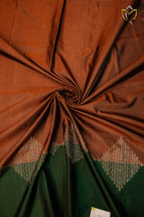 Lightweight Pattu - Rust & Green
