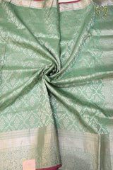 Lightweight Pattu - Olive Green