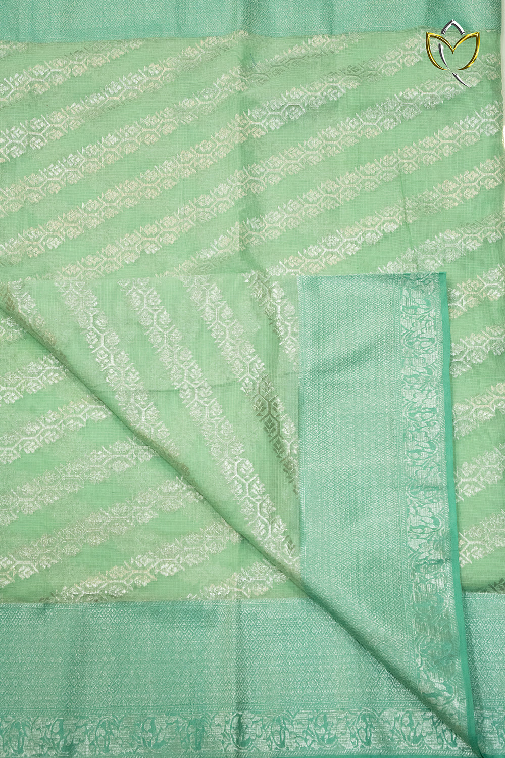 Pure Zari Kota - Lux Green