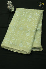 Organza - Olive Green