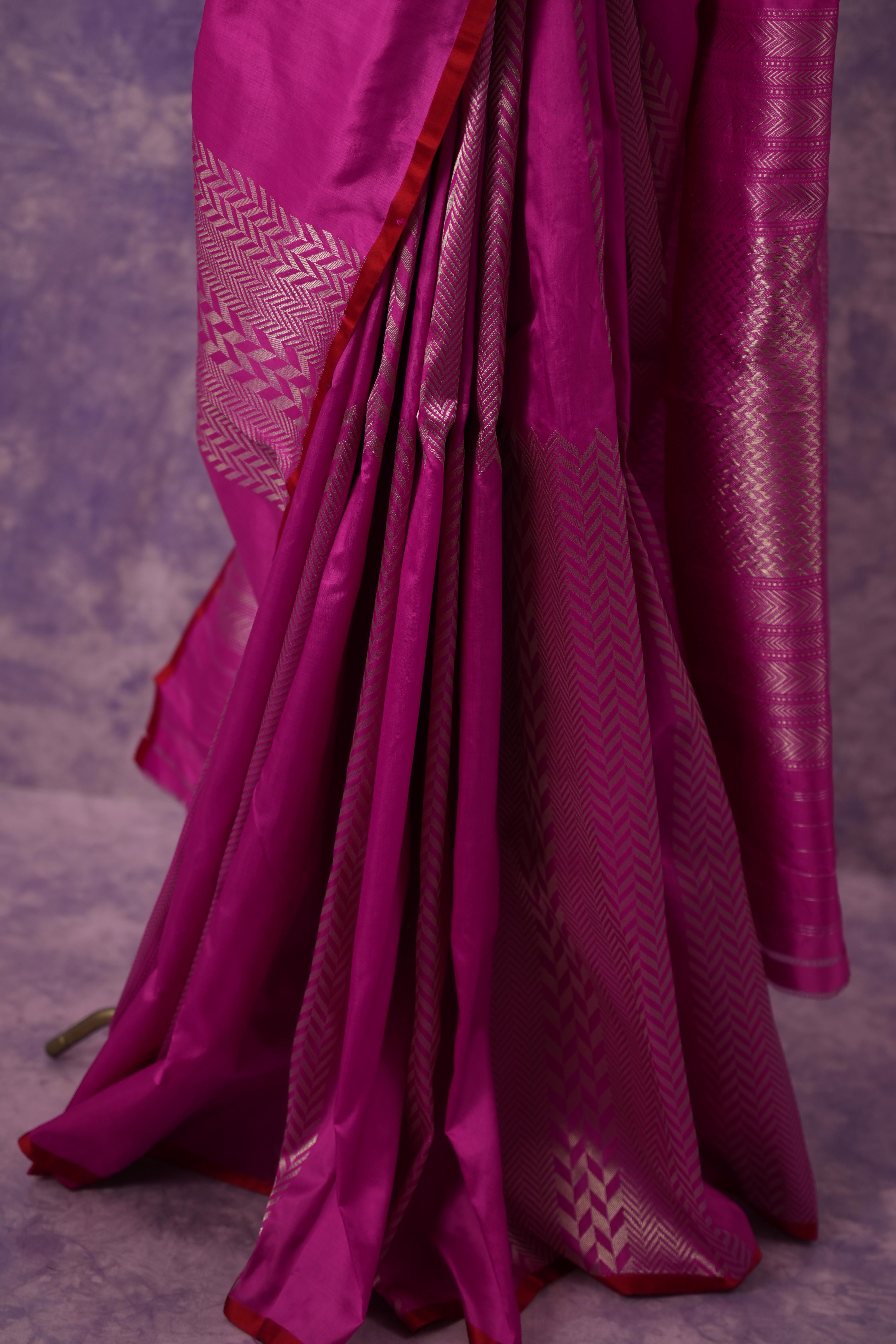 Banarasi Silk - Magenta Pink