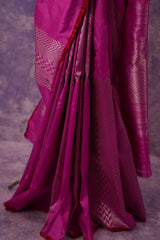 Banarasi Silk - Magenta Pink