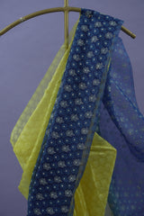 Organza - Blue and Yellow