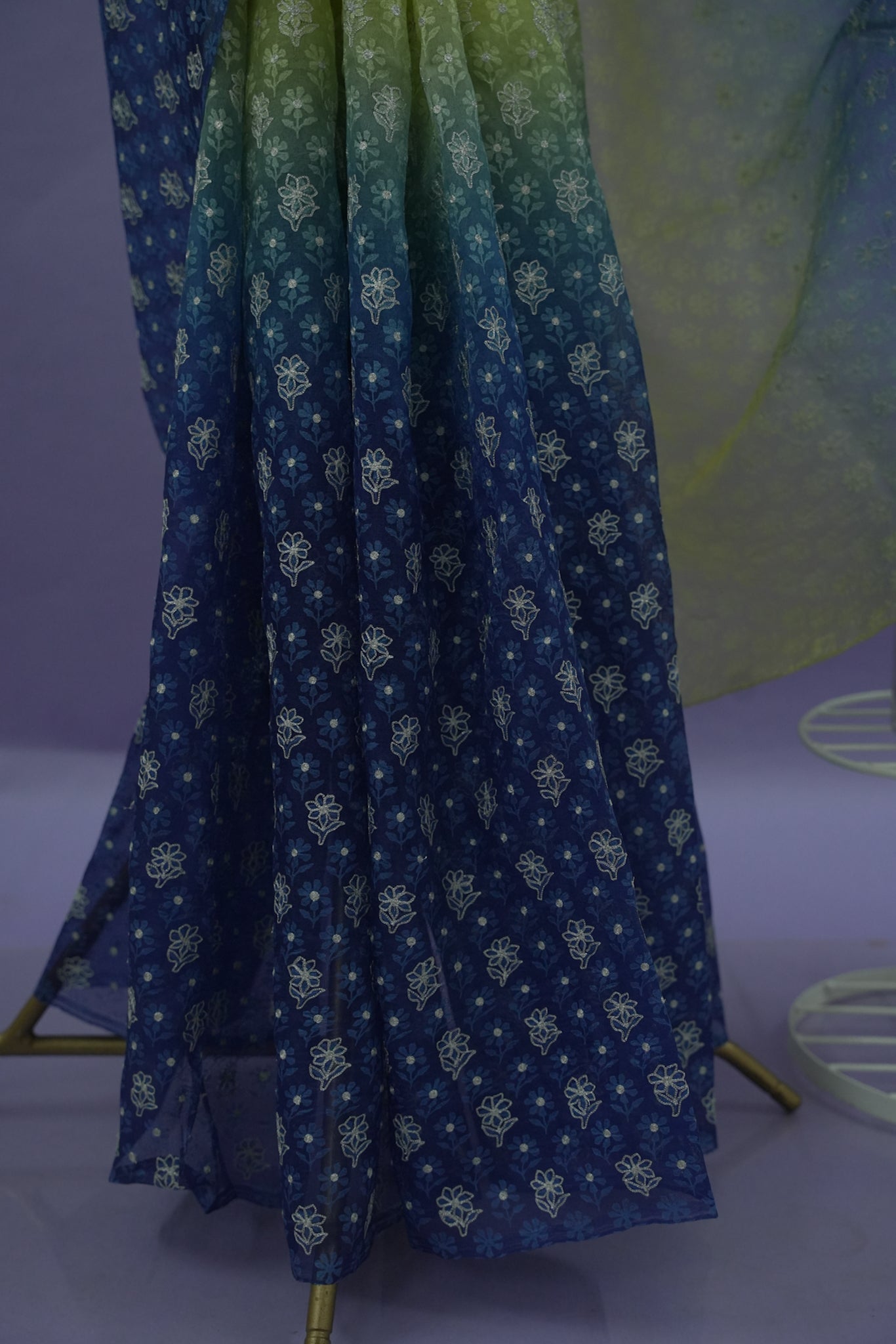 Organza - Blue and Yellow