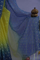 Organza - Blue and Yellow