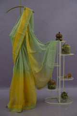 Organza - Lemon Yellow & Pastel Green