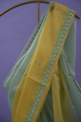 Organza - Lemon Yellow & Pastel Green