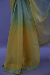 Organza - Lemon Yellow & Pastel Green