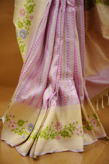 Banarasi Pattu - Pastel Pink