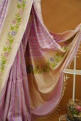Banarasi Pattu - Pastel Pink