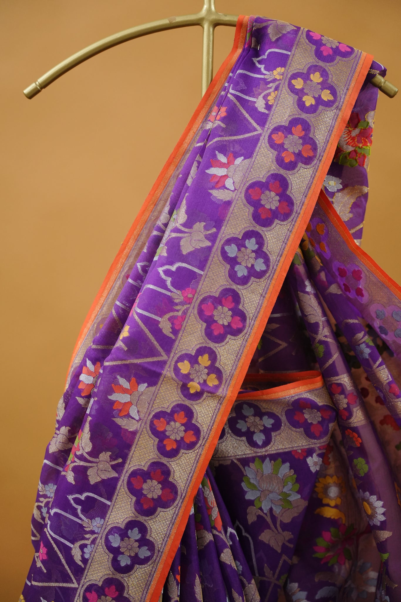 Banarasi Jamdani - Royal Purple