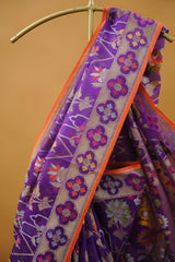 Banarasi Jamdani - Royal Purple