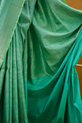 Banarasi Raw Mango - Sea Green