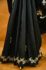 Banarasi Raw Mango - Jet Black
