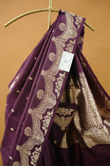 Banarasi Raw Mango - Deep Plum