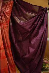 Banarasi Pattu - Red & Wine