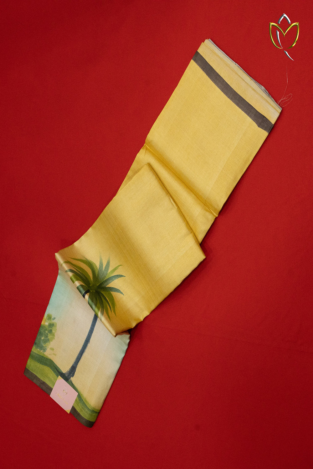 Pure Handloom Tussar - Mustard Yellow