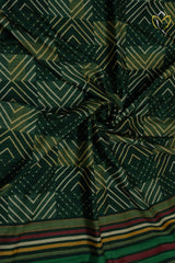 Semi Tussar - Dark green