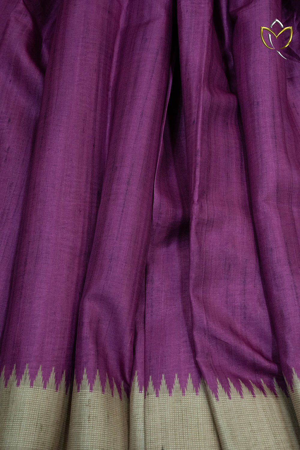 Semi Tussar - Purple
