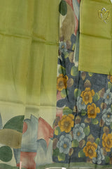 Pure Soft Silk - Mehendi Green