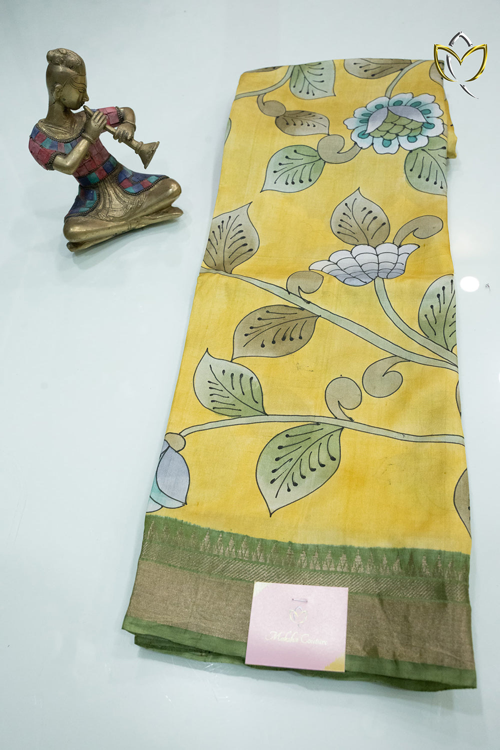 Soft Silk - Mustard Yellow & Grey