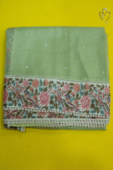 Silk Kota - Pista Green