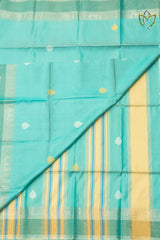 Bishnupuri Silk - Sea Blue