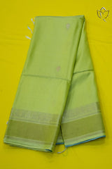 Bishnupuri Silk - Pista Green