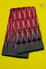 Bishnupuri Silk - Maroon & Black