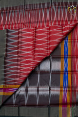 Bishnupuri Silk - Maroon & Black