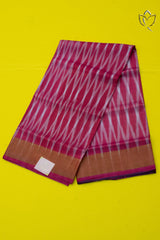 Bishnupuri Silk - Maroon & White