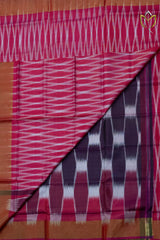 Bishnupuri Silk - Maroon & White