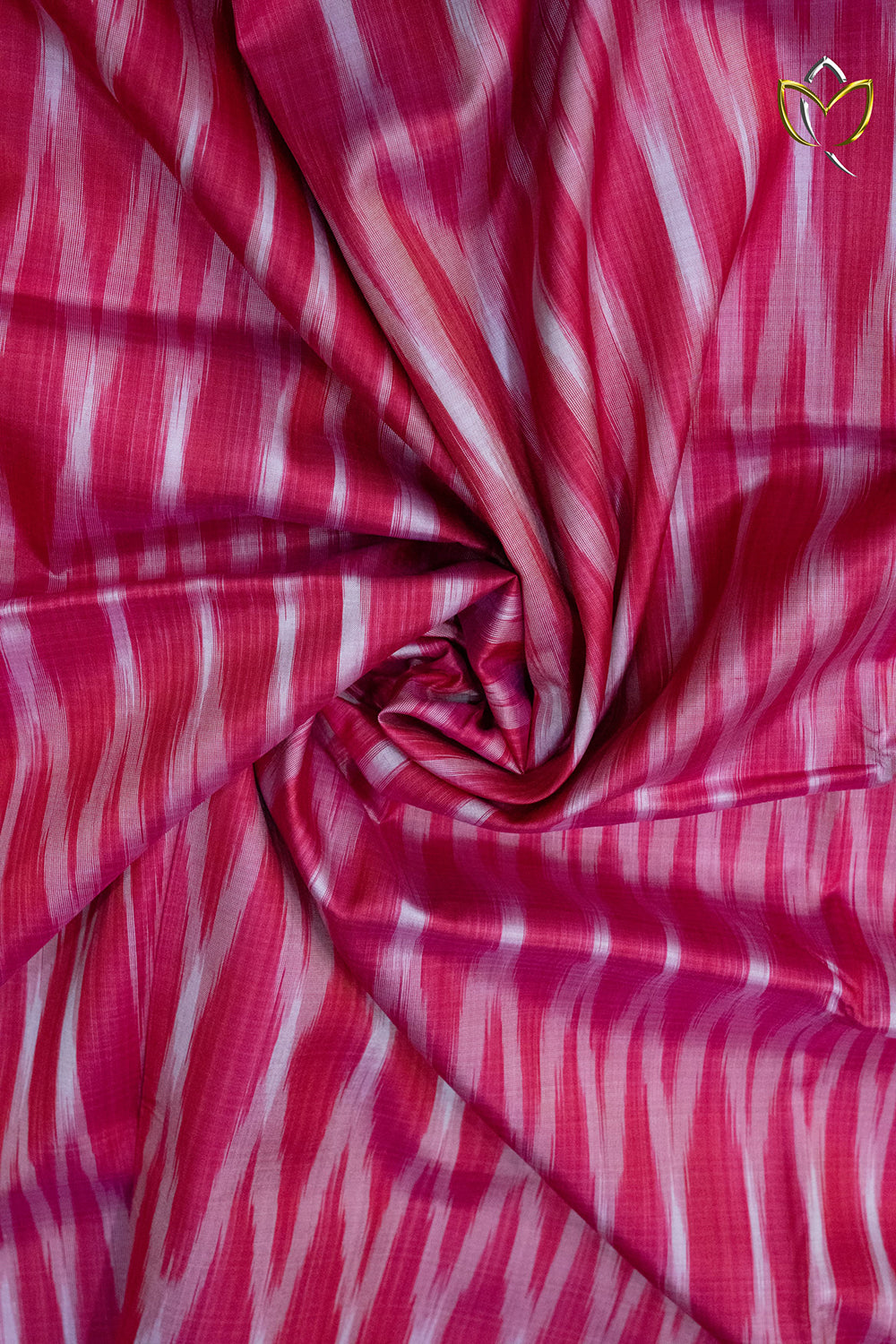 Bishnupuri Silk - Maroon & White