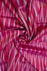 Bishnupuri Silk - Maroon & White