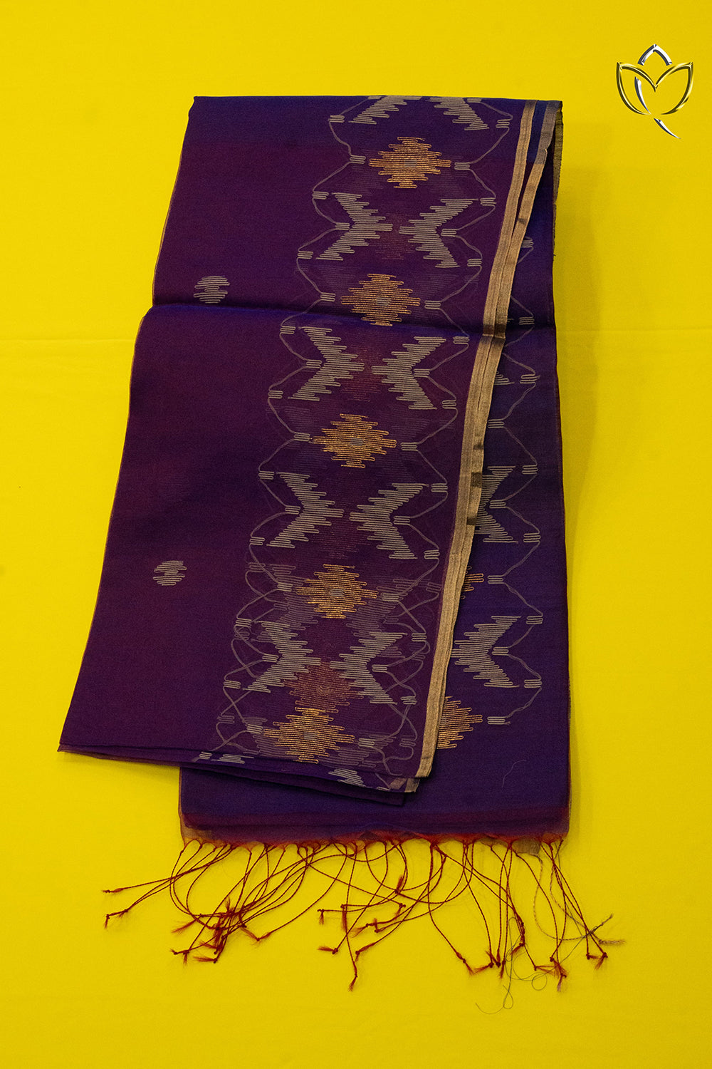 Muslin Jamdani - Purple