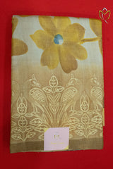 Pure Handloom Tussar - Beige
