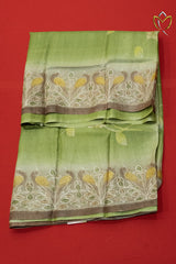 Pure Handloom Tussar - Green